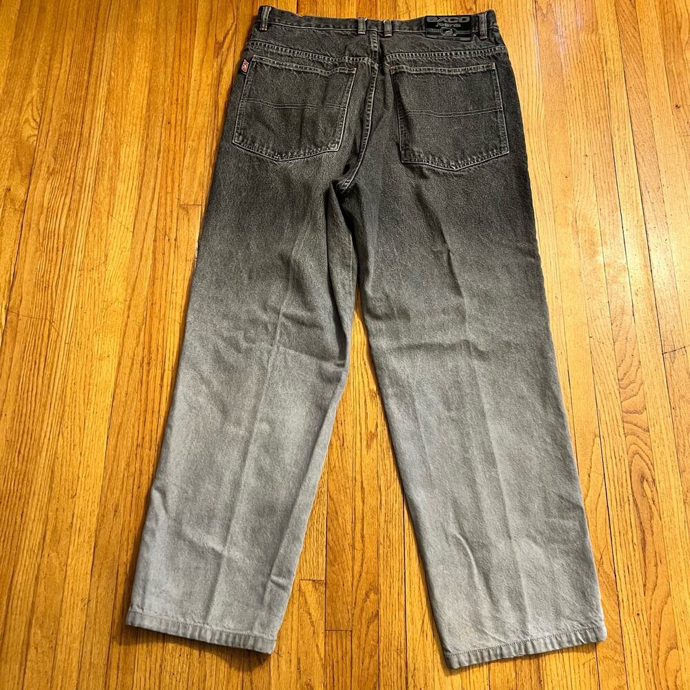 Vintage EXCO Baggy Fit Jean Mens 38 X32 Skater Straight Wide Leg Y2K Rave Grunge - Picture 3 of 10